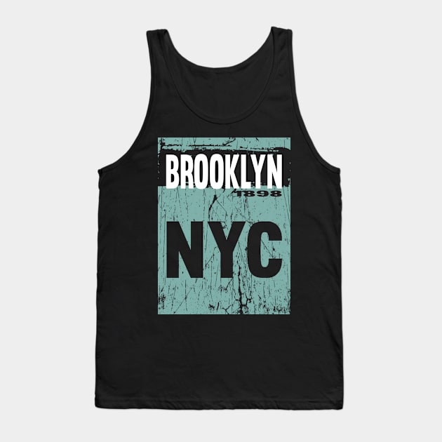 Brooklyn 1898 Tank Top by Vitalitee